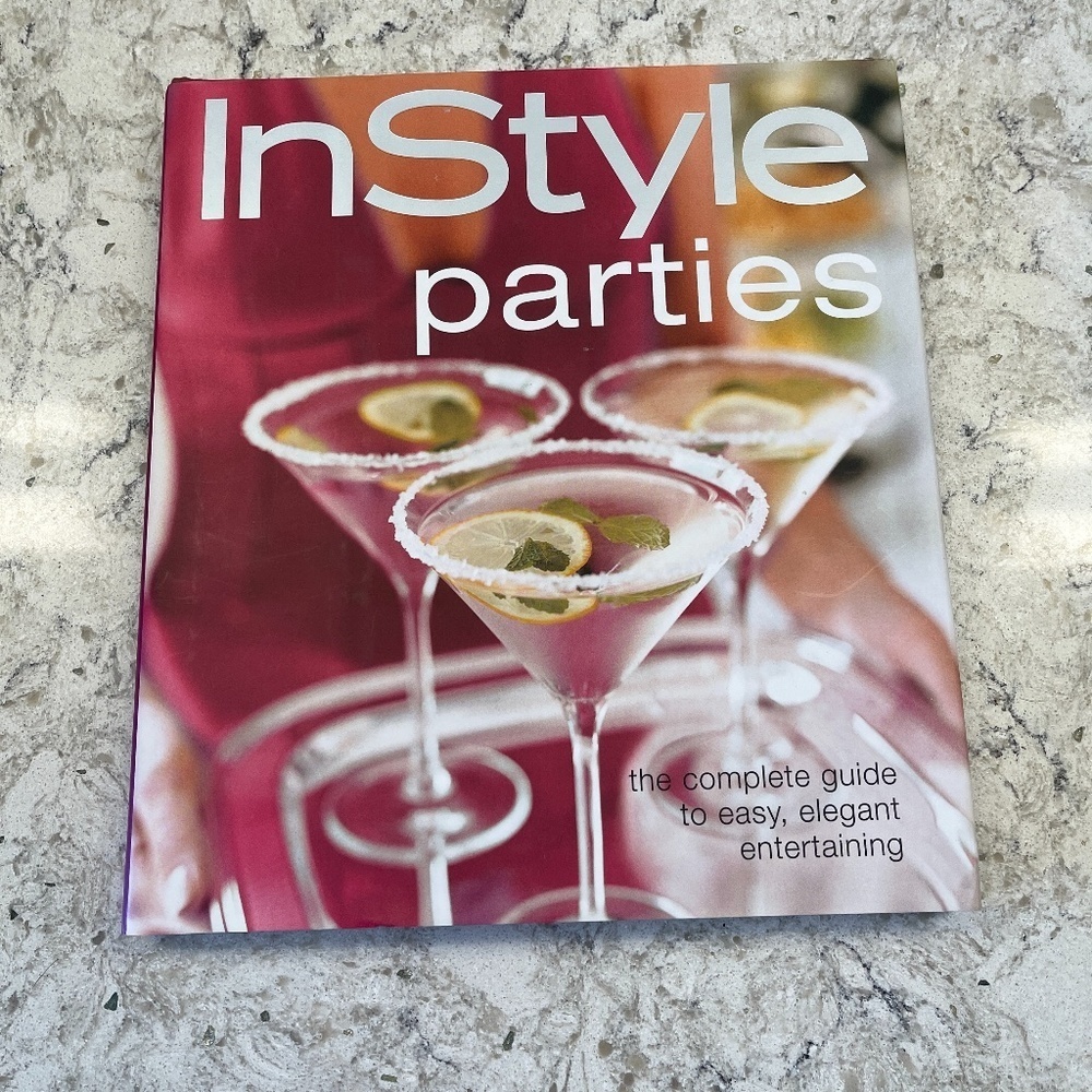 InStyle parties - table book - good condition